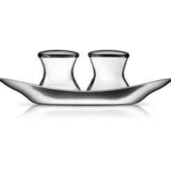 Salz- & Pfefferstreuer|WMF Wagenfeld Salz- und Pfefferstreuer-Set, 3-teilig