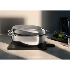 Bräter & Schmortöpfe|WMF Extrabräter mit Thermometer