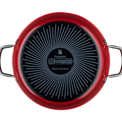 Schmorpfannen|Pfannen Mit Deckel|WMF Fusiontec Mineral Roasting Pan 28cm Red with lid