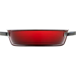 Schmorpfannen|Pfannen Mit Deckel|WMF Fusiontec Mineral Roasting Pan 28cm Red with lid