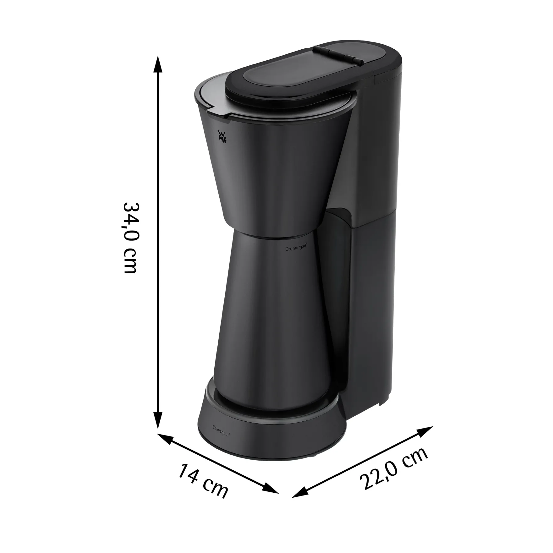 Filterkaffeemaschinen|WMF KÜCHENminis Aroma Kaffeemaschine Thermo to go, Deep Black