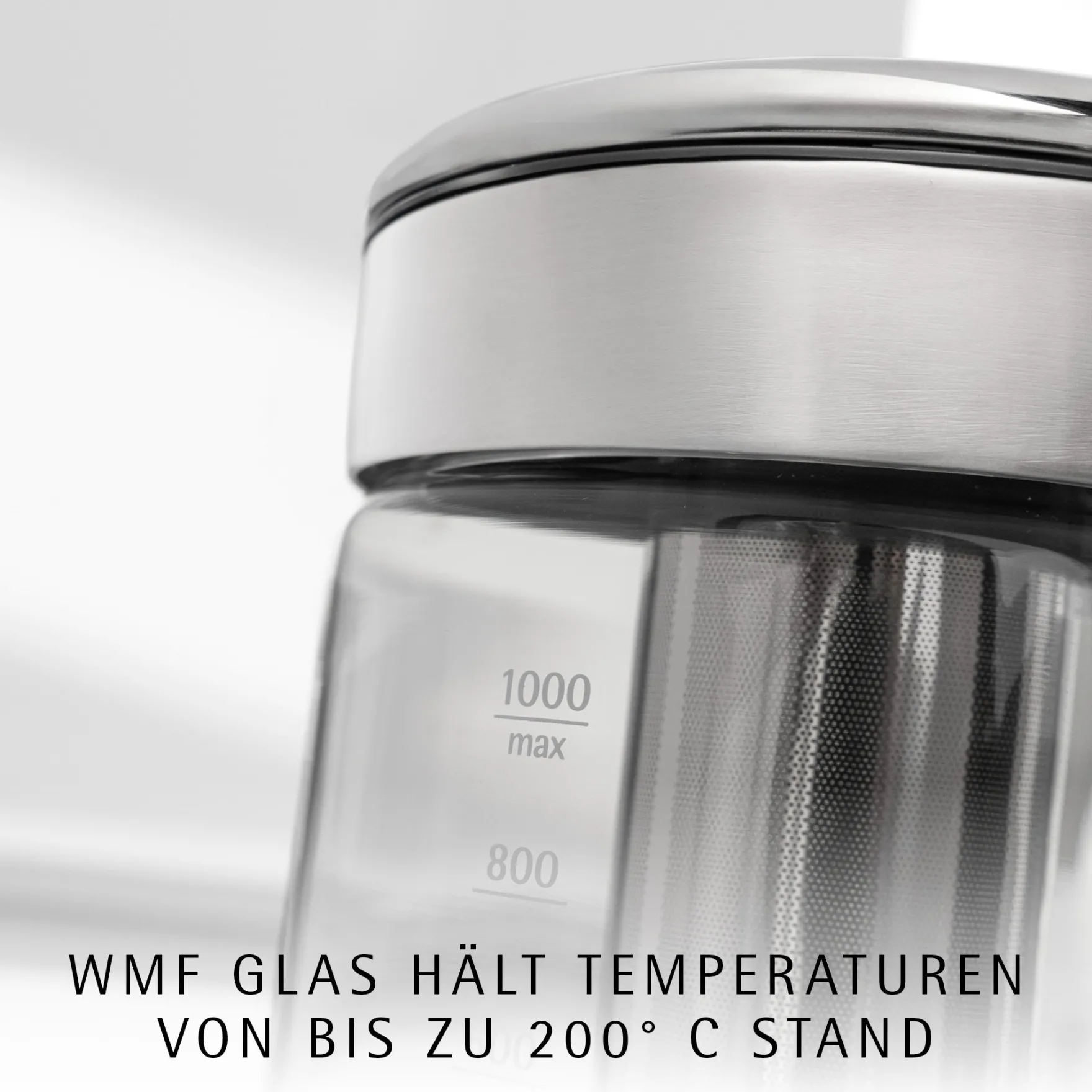 Weitere Küchengeräte|Wasserkocher|WMF KÜCHENminis Glas-Wasserkocher Vario 1,0 l