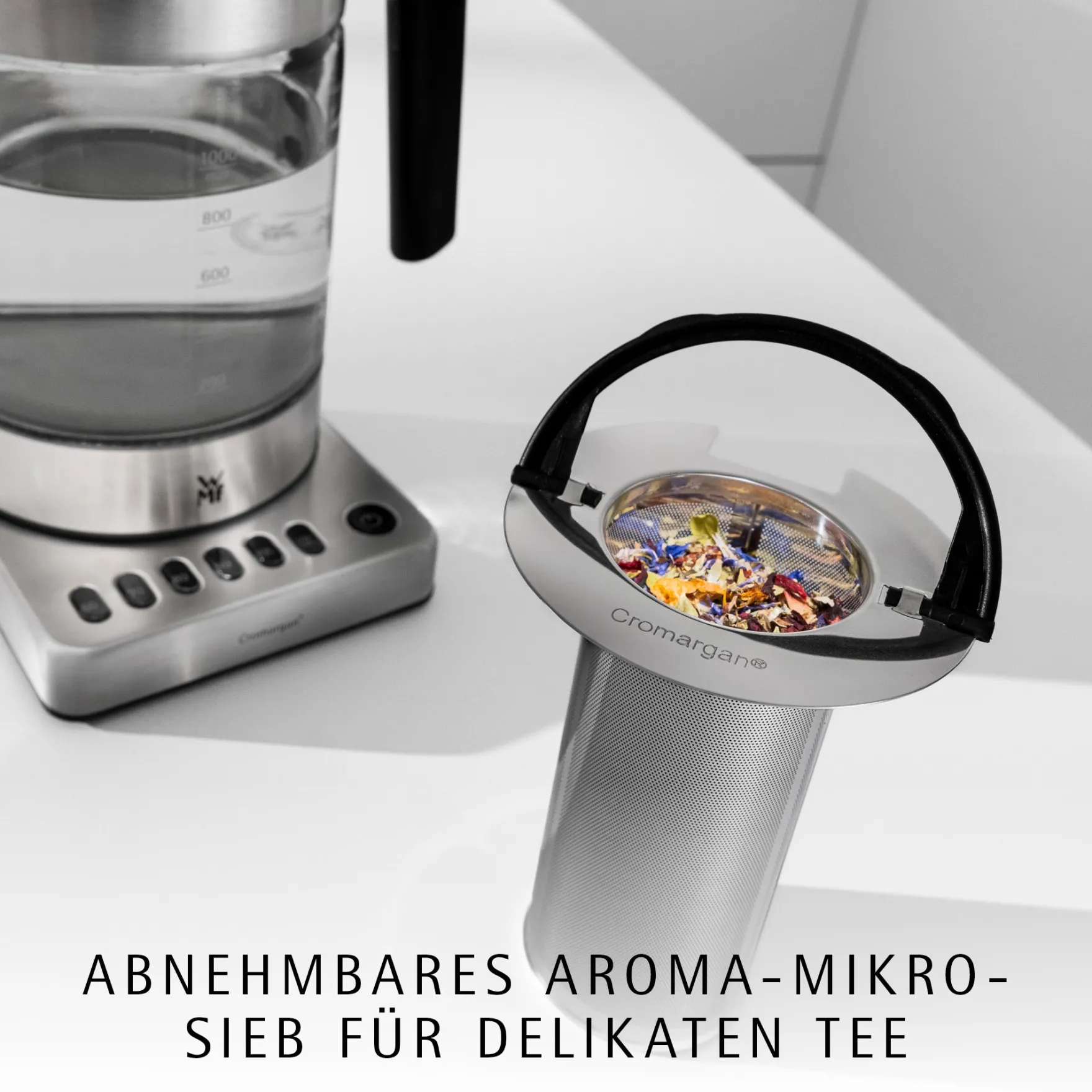 Weitere Küchengeräte|Wasserkocher|WMF KÜCHENminis Glas-Wasserkocher Vario 1,0 l