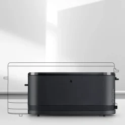 Toaster|WMF KÜCHENminis Langschlitz-Toaster, Deep Black