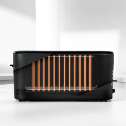 Toaster|WMF KÜCHENminis Langschlitz-Toaster, Deep Black