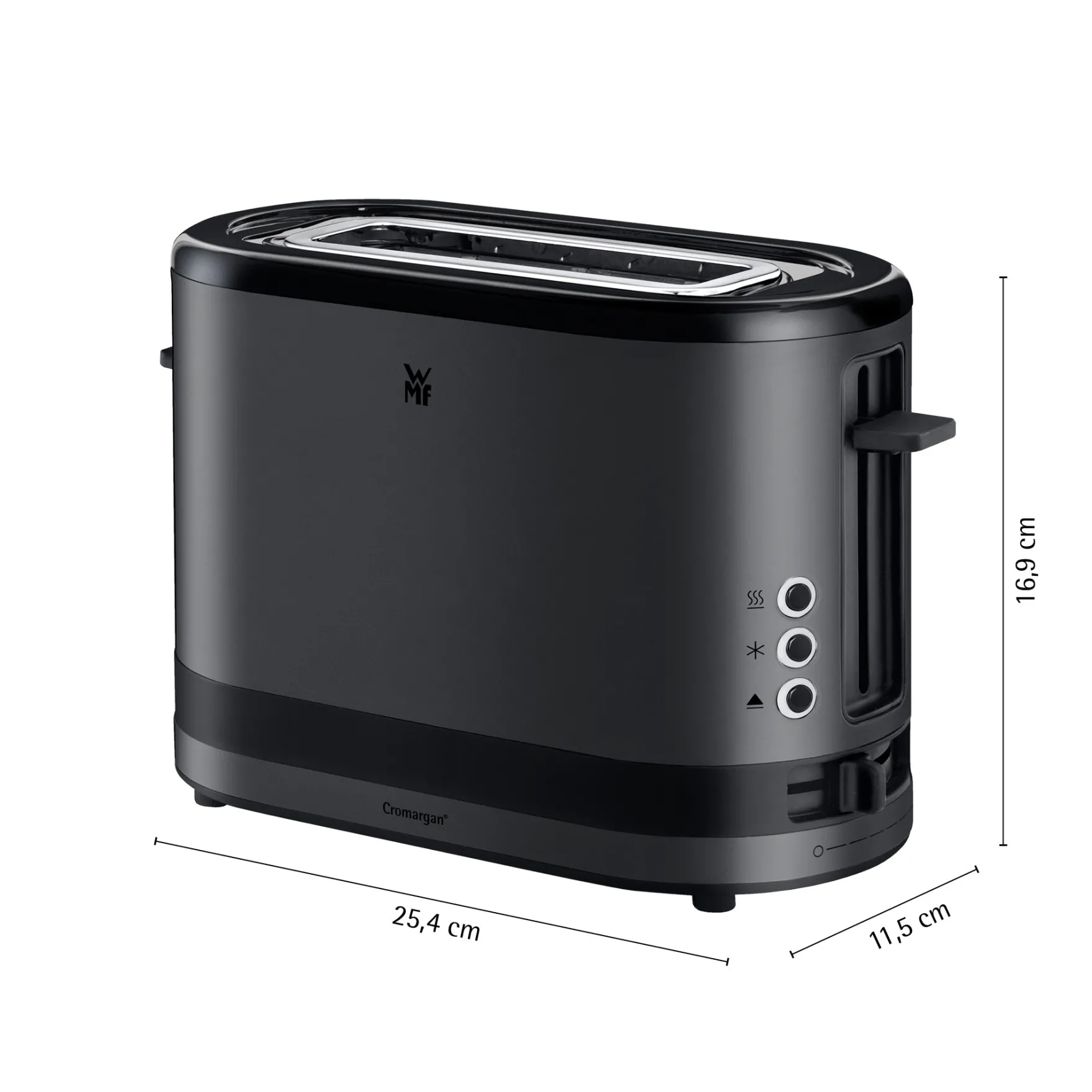 Toaster|WMF KÜCHENminis 1-Scheiben-Toaster, Deep Black