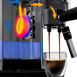 Siebträgermaschinen|WMF Lumero Espresso Siebträgermaschine, Stone Grey