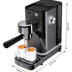Siebträgermaschinen|WMF Lumero Espresso Siebträgermaschine, Stone Grey