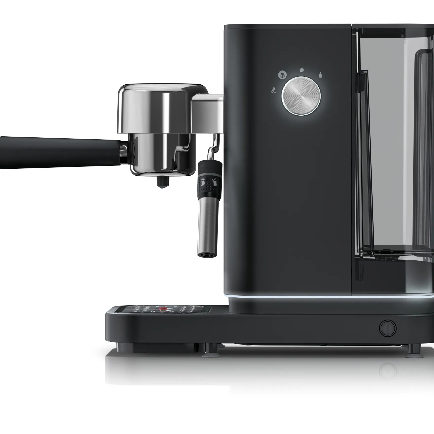 Siebträgermaschinen|WMF Lumero Espresso Siebträgermaschine, Deep Black