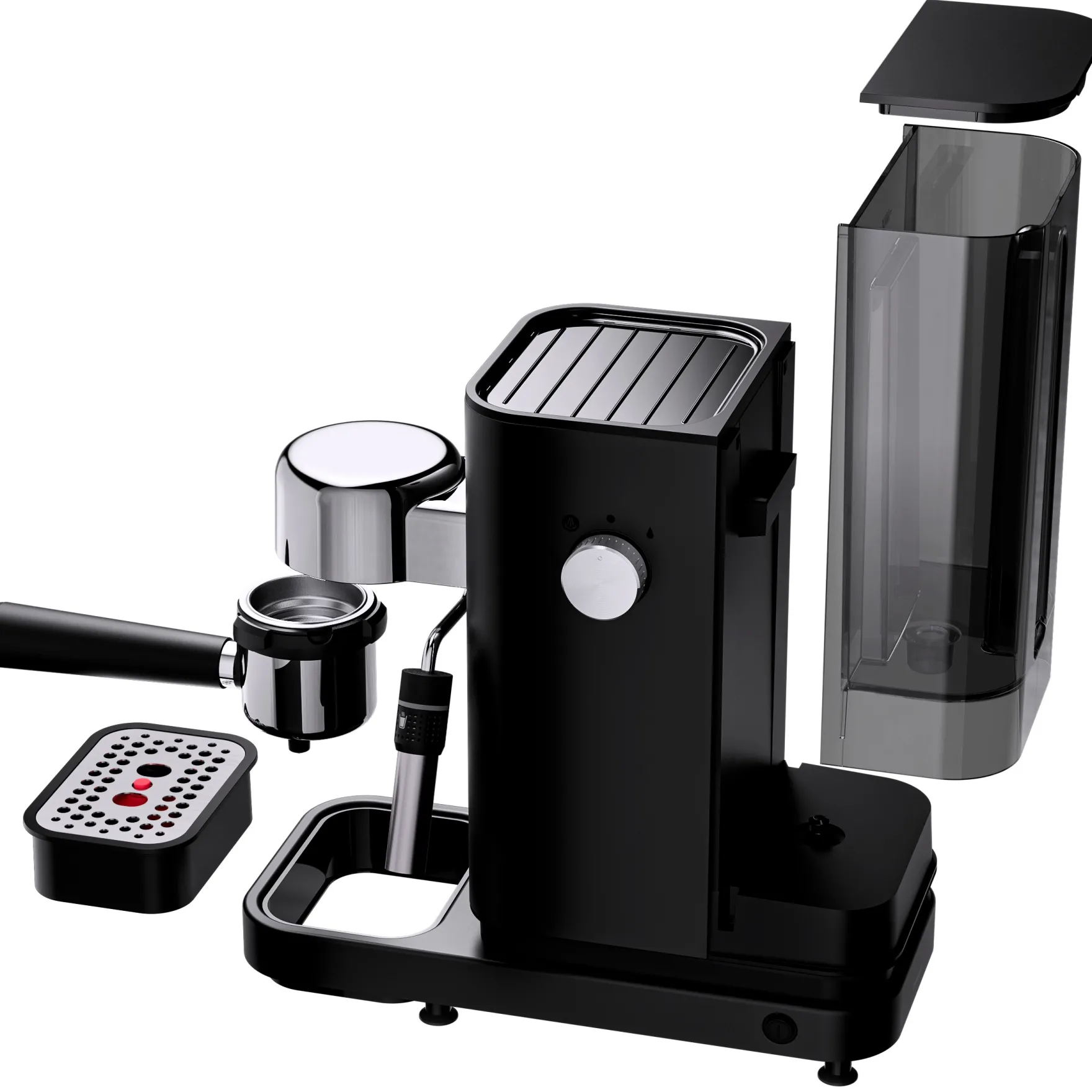 Siebträgermaschinen|WMF Lumero Espresso Siebträgermaschine, Deep Black