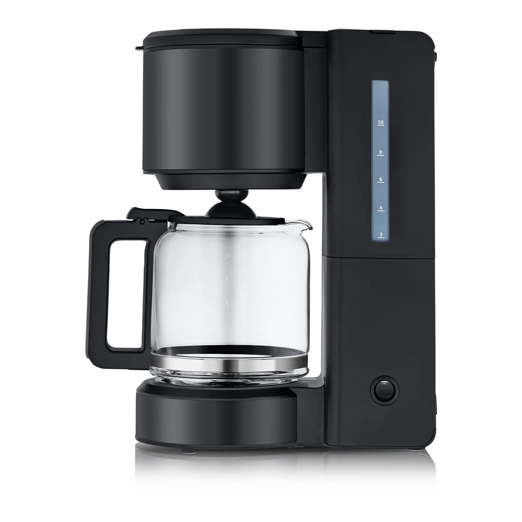 Filterkaffeemaschinen|WMF Stelio Kaffeemaschine Glas, Deep Black